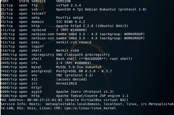 Port scanning or OS fingerprinting Port scanning or OS fingerprinting