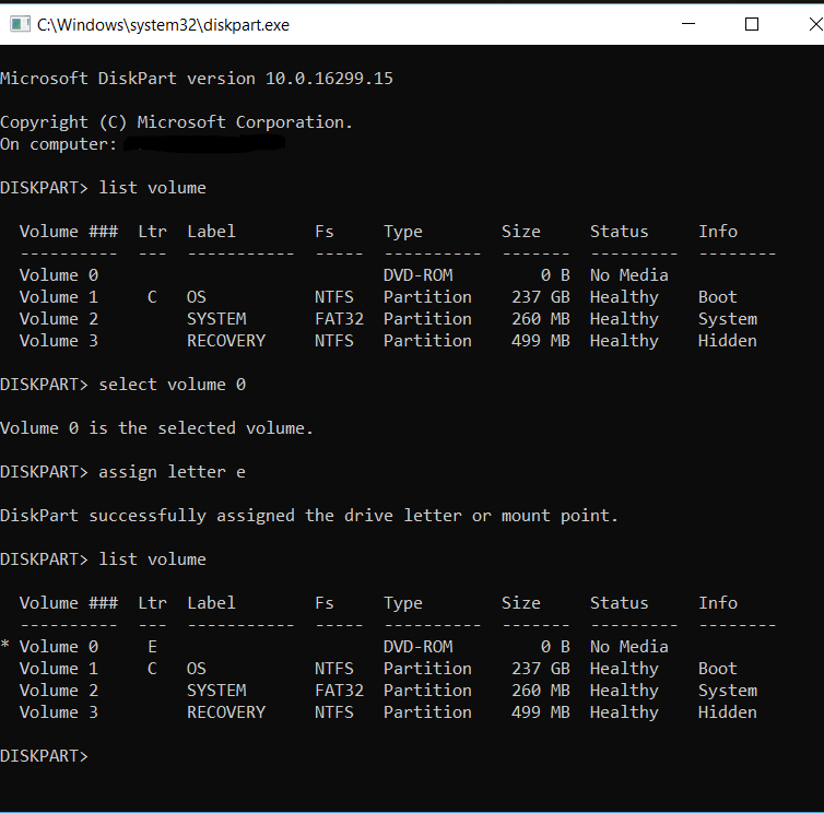 Hide Any Drive in Windows Using Command Prompt (8) - hackwarenews